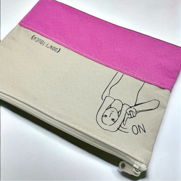 Custom Cosmetic Bag with Unique Sayings - Brand New! “Don’t Touch!” - Picture 3 of 5